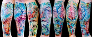 Tattoos - David Page - Dali inspired 